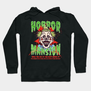 Scary Clown Halloween Horror Mansion T-Shirt | Movie Poster Hoodie